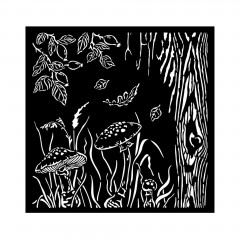 Stamperia Thick Stencil - Woodland - Mushrooms