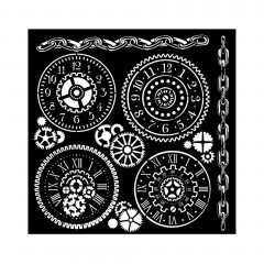 Stamperia Thick Stencil - Voyages Fantastiques - Gears