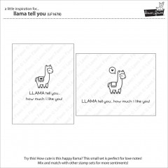 Clear Stamps - Llama Tell You