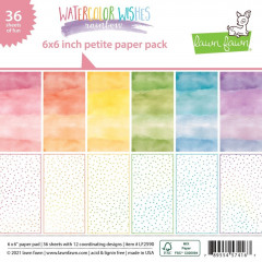 Watercolor Wishes Rainbow 6x6 Petite Paper Pad