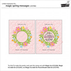 Lawn Fawn Clear Stamps - Magic Spring Messages