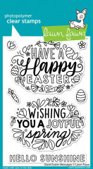 Clear Stamps - Giant Easter Messages
