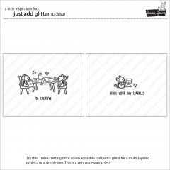 Clear Stamps - Just Add Glitter