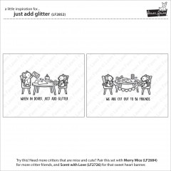 Clear Stamps - Just Add Glitter