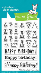 Clear Stamps - All The Party Hats