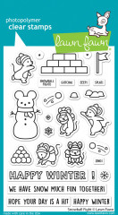 Clear Stamps - Snowball Fight