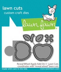Lawn Fawn Add-On Dies - Reveal Wheel - Apple