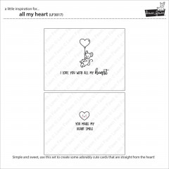 Clear Stamps - All My Heart