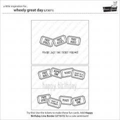 Clear Stamps - Wheely Great Day