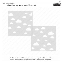 Lawn Fawn 6x6 Stencil - Cloud