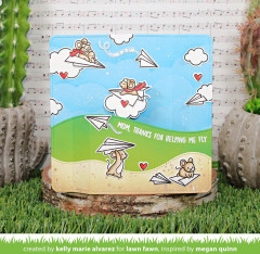 Clear Stamps - Just Plane Awesome Sentiment Trails