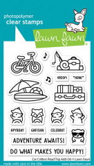 Clear Stamps - Car Critters Road Trip Add-On