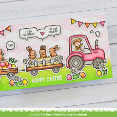 Clear Stamps - Hay There, Hayrides! Bunny Add-On