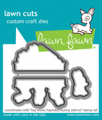 Lawn Cuts Custom Craft Dies - Hay There, Hayrides! Bunny