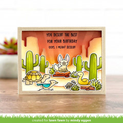 Lawn Fawn Coloring Stencils - Critters in the Desert