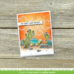 Lawn Fawn Coloring Stencils - Critters in the Desert