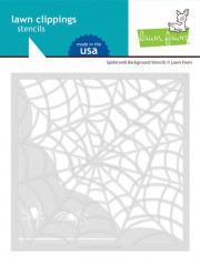 Lawn Clippings Stencils - Spiderweb Background