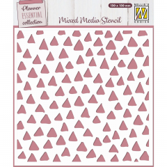 Mixed Media Stencil - Planner Essentias - Triangles