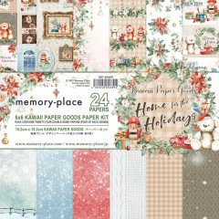 Kawaii Paper Goods Home for the Holidays 6x6 Paper Kit