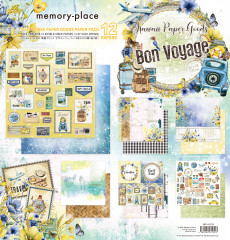 Memory Place - Bon Voyage - 12x12 Paper Pack
