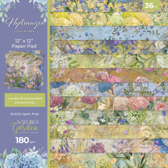 Natures Garden - Hydrangea - 12x12 Paper Pad