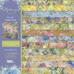 Natures Garden - Hydrangea - 6x6 Paper Pad