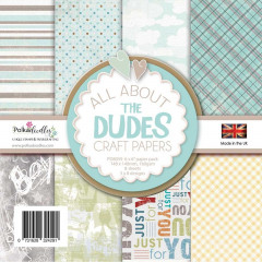 Polkadoodles All About The Dudes 6x6 Paper Pack