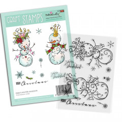 Polkadoodles Clear Stamps - Winter Kingdom Snowmen