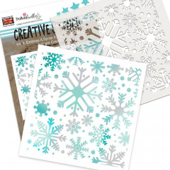 Polkadoodles Stencil - Beautiful Snowflake