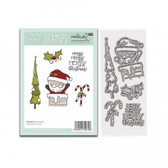 Polkadoodles Clear Stamps - Merry Santa