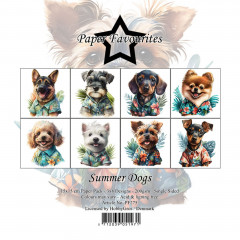 Paper Favourites - Summer Dogs - 6x6 Paper Pack