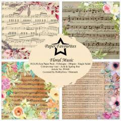 Paper Favourites - Floral Music - 12x12 Paper Pack