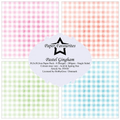Paper Favourites - Pastel Gingham - 12x12 Paper Pack