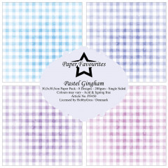 Paper Favourites - Pastel Gingham - 12x12 Paper Pack