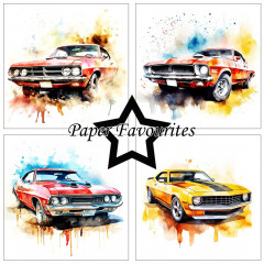 Paper Favourites - Muscle Cars - 12x12 Paper Pack