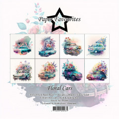 Paper Favourites - Floral Cars - 12x12 Paper Pack