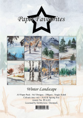 Paper Favourites - Winter Landscape - A5 Paper Pack