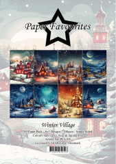 Paper Favourites - Winter Village - A5 Paper Pack