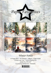 Paper Favourites - Winter Forest - A5 Paper Pack