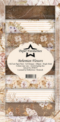 Paper Favourites - Bohemian Flowers Slim Paper Pack