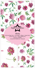Paper Favourites - Peony - Slim Paper Pack