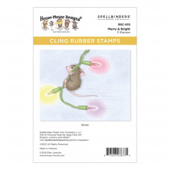 Spellbinders Cling Stamps - House Mouse - Merry & Bright