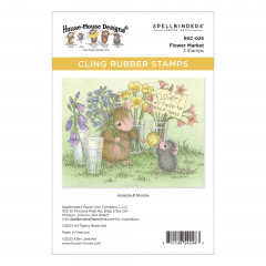 Spellbinders Cling Stamps - Flower Market