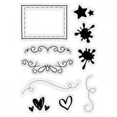 Clear Stamps - Crafty Fun Accents and Frames