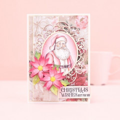 Clear Stamps - Christmas Rose - Santa Claus