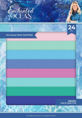 Enchanted Ocean - A4 Luxury Linen Card Pack