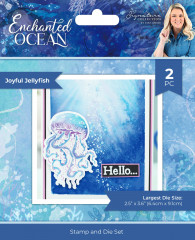 Clear Stamp & Cutting Die - Enchanted Ocean - Joyful Jellyfish