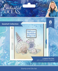 Clear Stamp & Cutting Die - Enchanted Ocean - Sea Shell Collection