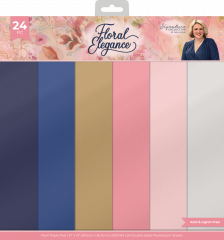 Floral Elegance - 12x12 Pearl Paper Pad