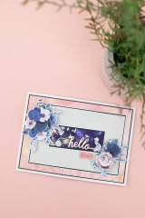 Clear Stamp & Cutting Die - Floral Elegance - Classic Sentiments